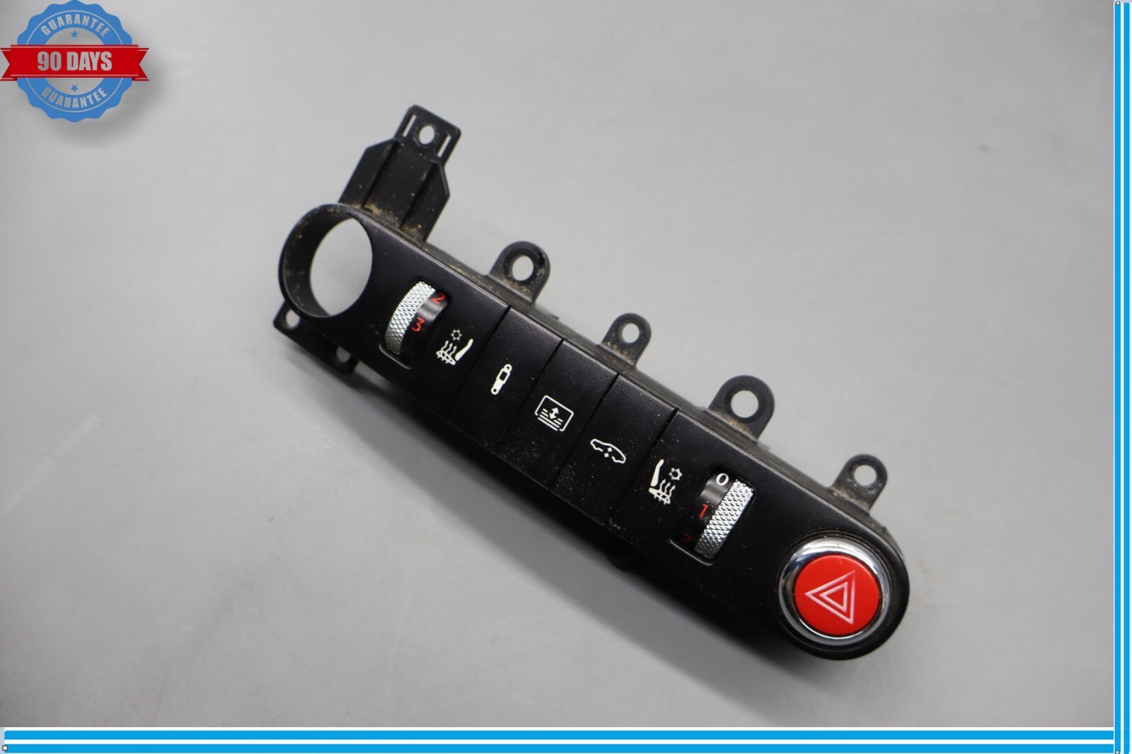 06-12 Bentley Continental Flying Spur Center Console Switch Panel Black Oem