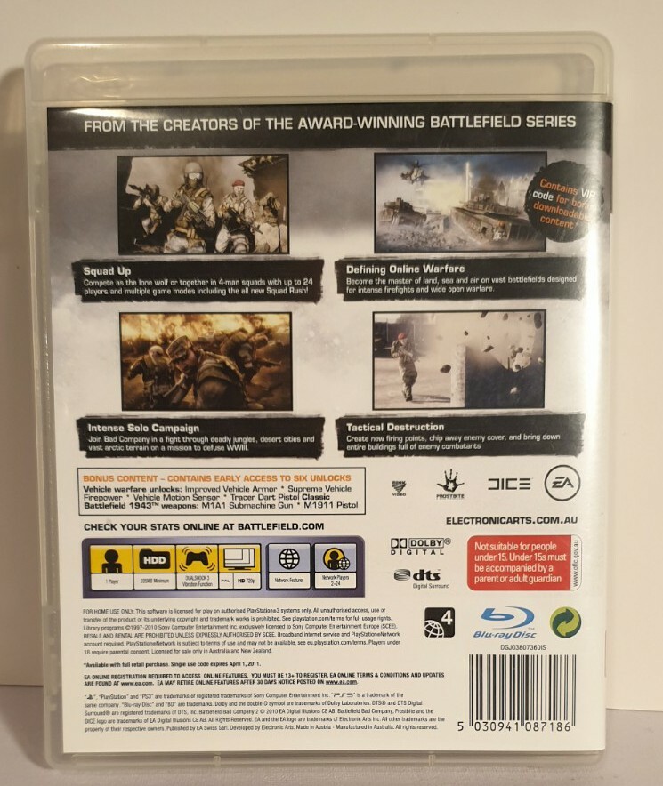 Battlefield Bad Company 2 Sur PS3 - PAL - Bon état