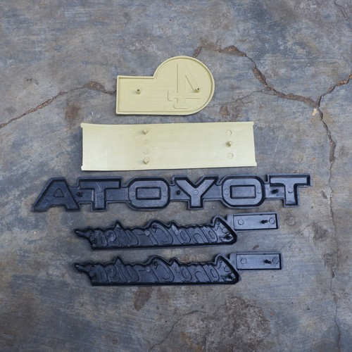 Fits For Toyota Land Cruiser FJ40 FJ45 BJ40 BJ42 Emblem Badge Set - Picture 6 of 7