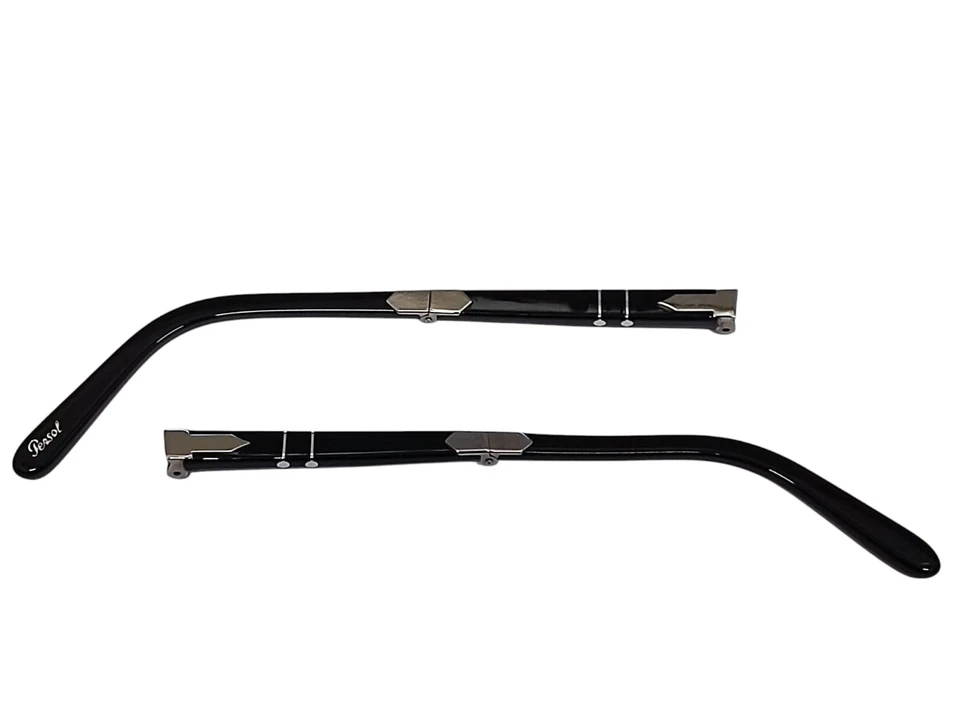 Persol 714/SM 95 Steve McQueen - Aste di Ricambio - Nero Lucido - Imagen 3 de 3