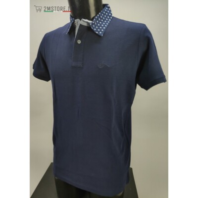 Herren Poloshirt BLOOKER Petra Piquet Blau Slim Fit Größe L TOP QUALITÄT