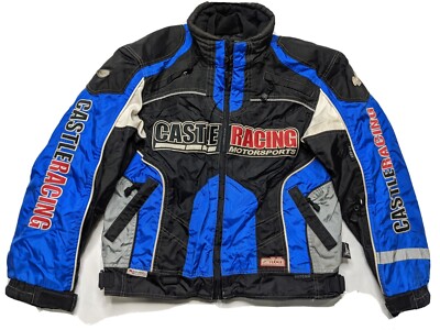 Castle X Racing Snowmobile Jacket Quilted Lined Hitena Switch 07