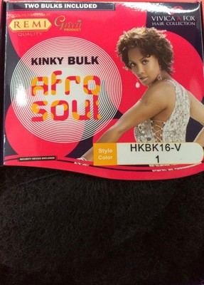 Vivica Fox Afro Soul Kinky Bulk 16 Hkbk V 100 Human Hair