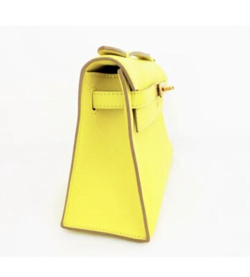 HERMES Pouch Bored Mini Yellow ② HERMES Pouch Bored Mini Yellow ② Hermès Jaune Citron