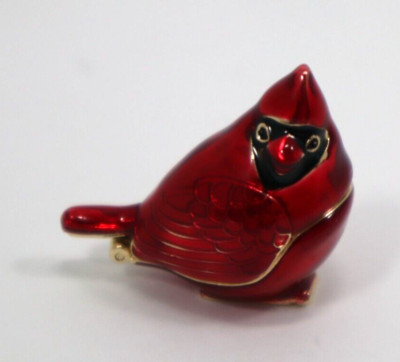 LBOT CARDINAL PRAYER BOX Ganz ER73369 Pocket charm figurine Memorial Sympathy