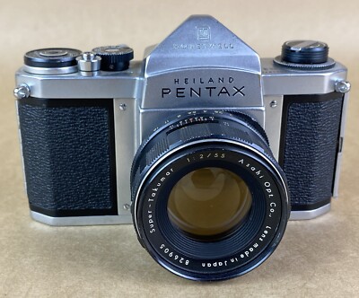 Honeywell Heiland Pentax H3 35mm SLR Film Camera W/ 55mm F2 Asahi Takumar