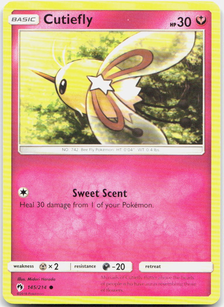 Cutiefly 145/214 Common Lost Thunder Pokemon LP