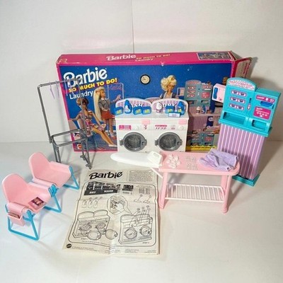 1995 Mattel Barbie So Much To Do! Laundry Playset - INCOMPLETE