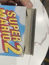 Super Mario Bros 2 Nintendo NES SMB2 Cib Game Cartridge Authentic Near Mint Box