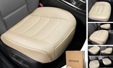 Car Seat Cover for Luxury  Comfort - PU Leather, Anti 1 piece Yellow Beige