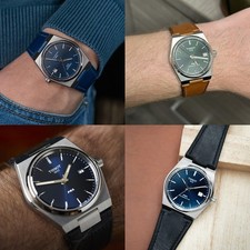 12mm Leather Watch Strap for Tissot PRX T137 Quick Release Band High Quality