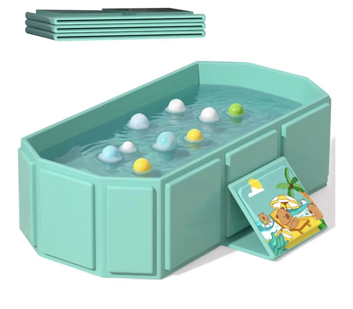 ENJOY Collapsable Folding Portable Travel BABY BATH 0-6 Years Mint Green NEW
Opens in a new window o