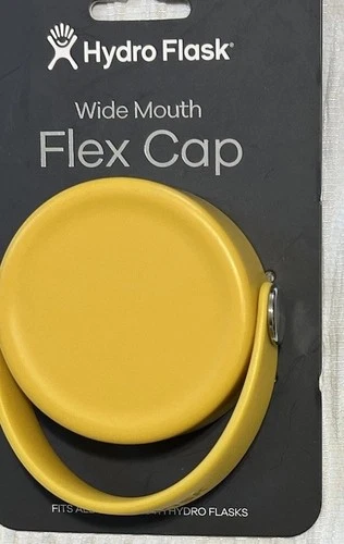 NIP Hydro Flask Wide Mouth Flex Cap Sunflower Lid NWT