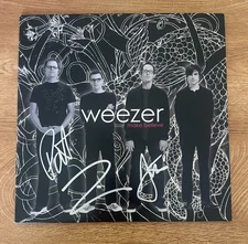 * WEEZER * signed vinyl album * MAKE BELIEVE * RIVERS CUOMO, PATRICK & SCOTT *