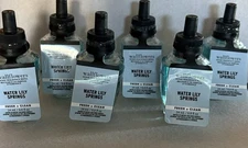 6 x WATER LILY SPRINGS Bath & Body Works Wallflower Refill Diffusers SEALED NEW