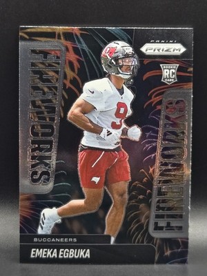 2025 Panini Prizm #2 Emeka Egbuka Fireworks