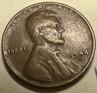 1944 S Lincoln Wheat Cent PENNY 1C 310X