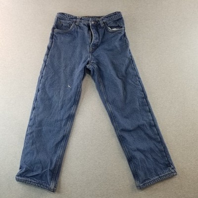 Smiths Workwear Jeans Men's Sz 31x30 Fleece Lined Dark Med Wash Normcore Durable