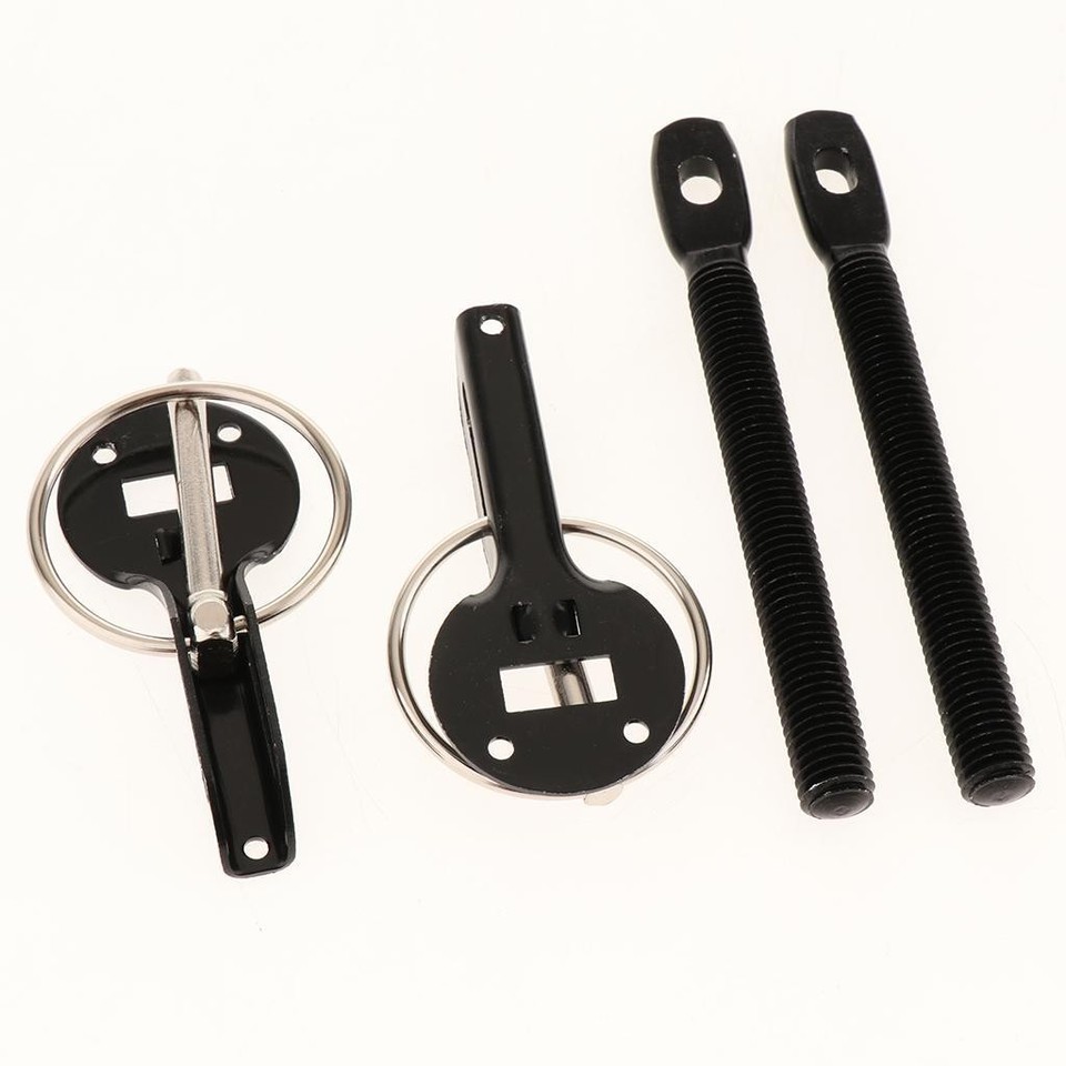 Mount Bonnet Hood Universal Alloy Pin Pins Lock Latch Kit | eBay Australia