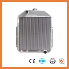 3rows Aluminum Radiator For Ford Truck Chevy F1 F2 1942-1952 3.5l At V6 V8 4252