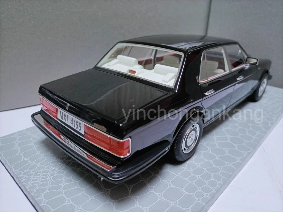 AMC 1/18 Rolls Royce Silver Spirit 1985 Black - Image 3 of 4
