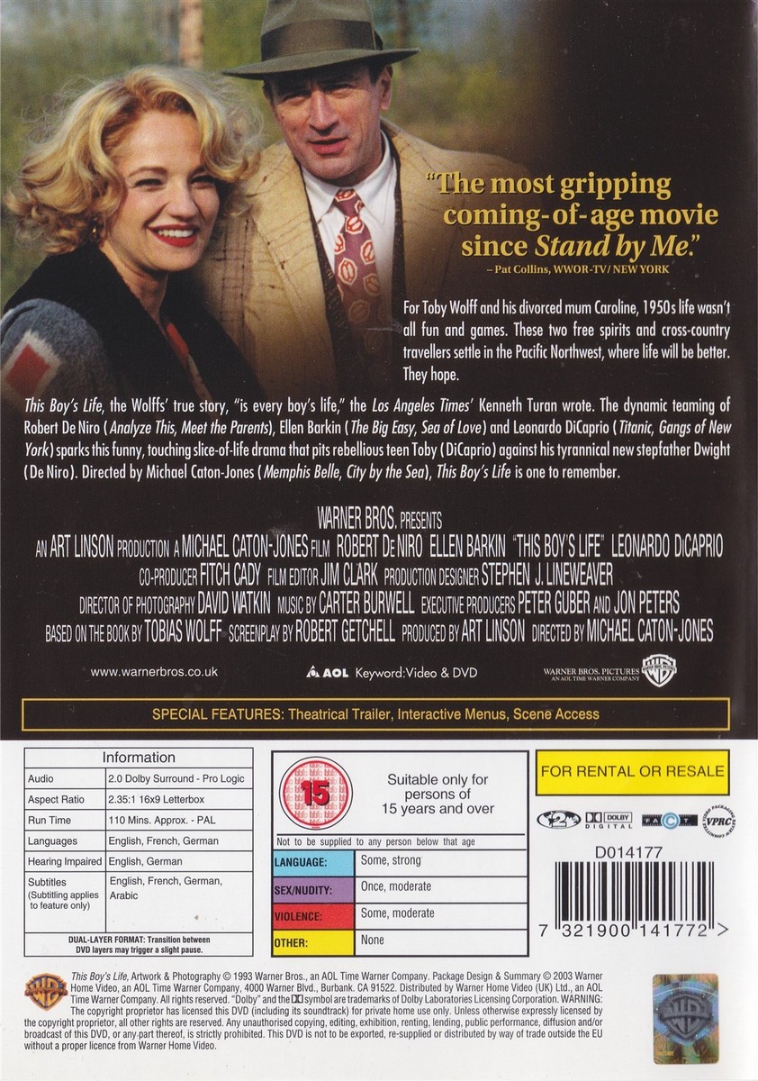 This Boy's Life (DVD, 2003) for sale online UK