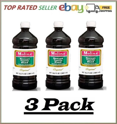 3 Pack - Molina Mexican Vanilla Blend (33.3 oz.)  
