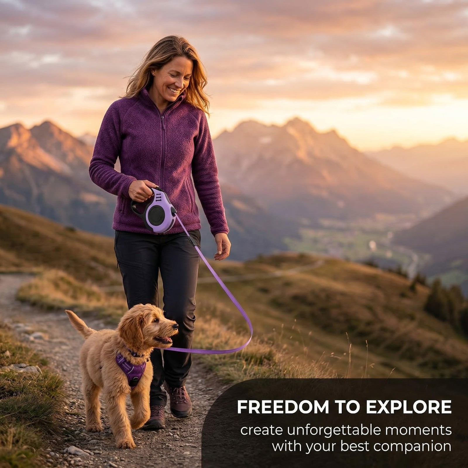 Laisses rétractables pour chiens, boîtier ABS premium et guidage fluide 5M - 2