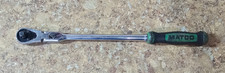 Matco Afr98lfg 14 Drive 10-34 Long Locking Flex Ratchet Green Pre-owned Matco Afr98lfg 14 Drive 10-34 Long Locking Flex Ratchet Green Pre-owned