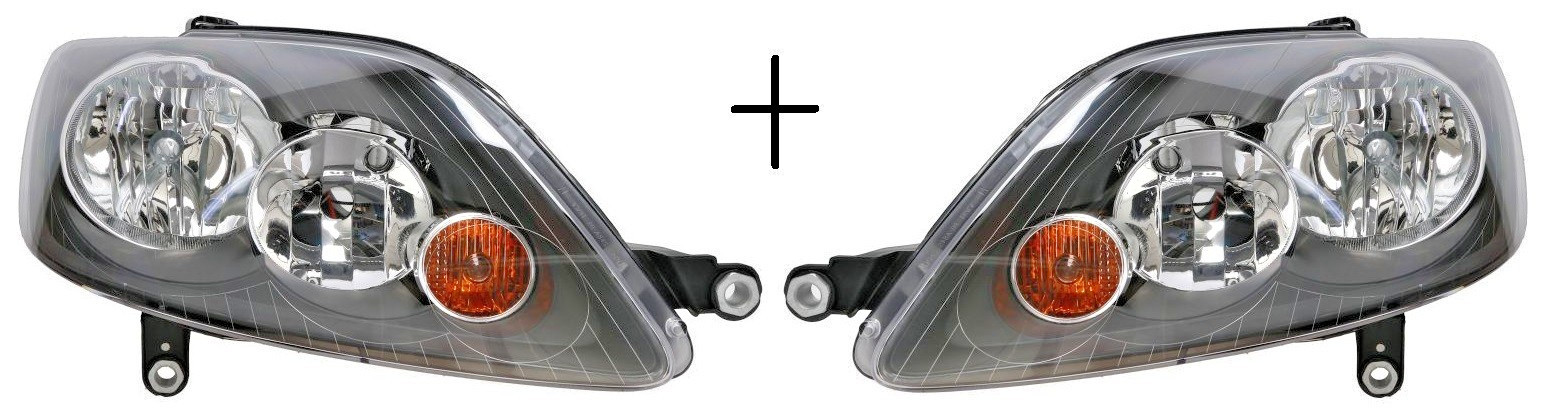 2 Phares avant pour Golf V Plus 2005-2013 optique gauche et droit avec moteur électrique H7