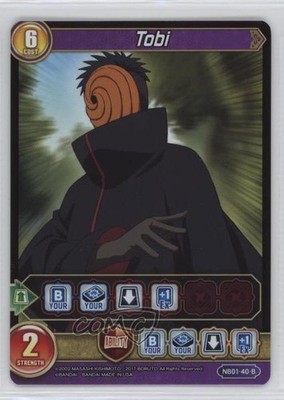 2019 Naruto Boruto Card Game: Naruto & Naruto Shippuden Set Tobi #NB01-40-B