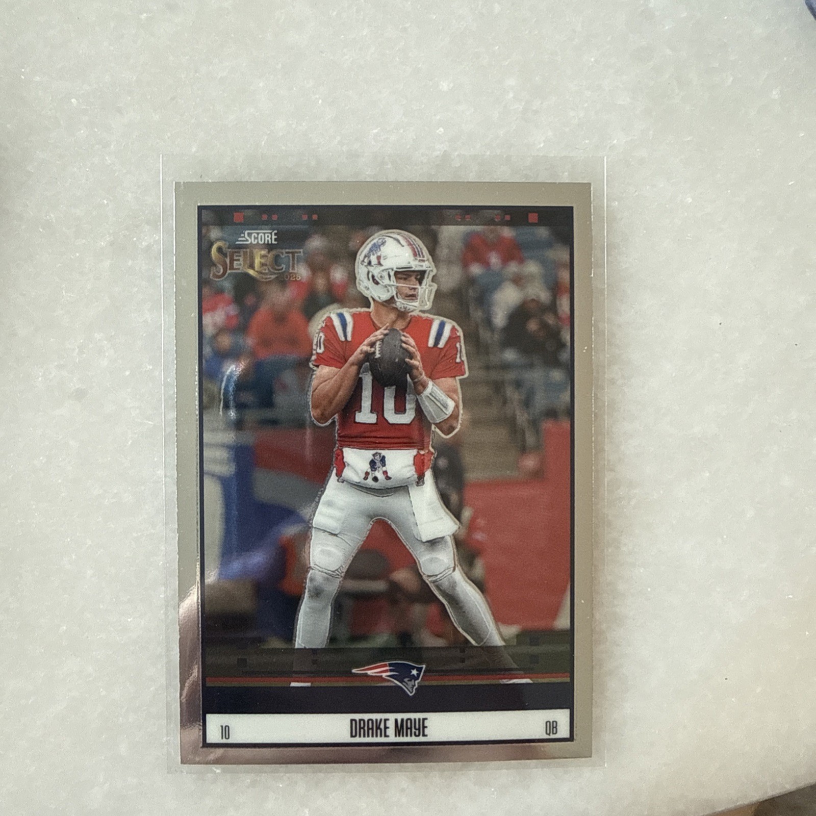 2025 Panini Select Score Select Throwback Drake Maye #11 New England Patriots