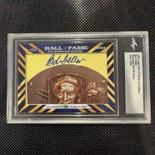 Leaf 2022 Hall of Fame Cut Signature Bob Feller Authentic Autograph Baseball