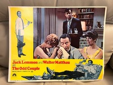THE ODD COUPLE (1968) - JACK LEMMON | WALTER MATTHAU - AMERICAN LOBBY CARD