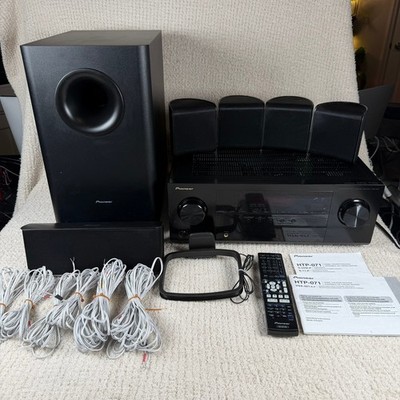 Pioneer HTP-071 5.1 Home Theater System VSX-321 Receiver Subwoofer Speakers