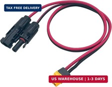 Solar Connector to XT60 Adapter Connector Connect Solar Panel for Lipo Battery P
