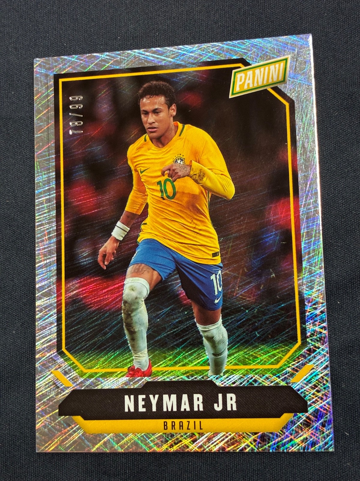 2018 Panini National Convention Neymar Jr #77 Magnetic Fur /99 2610376