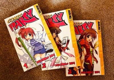 Comic Party Manga Vol. 1 3 Set | TokyoPop English Series