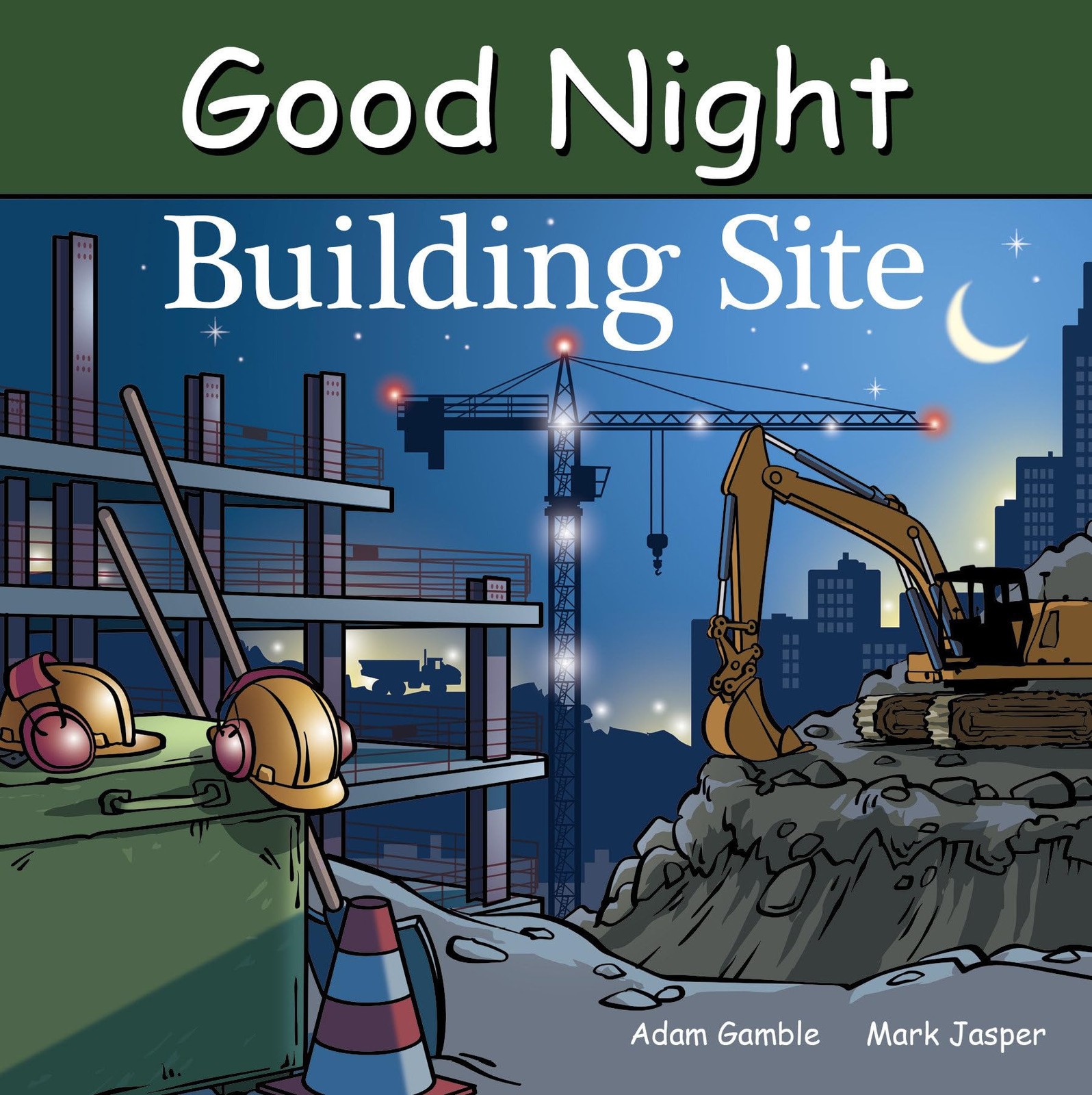 Good Night Building Site by Adam Gamble (Board book) - Image 3