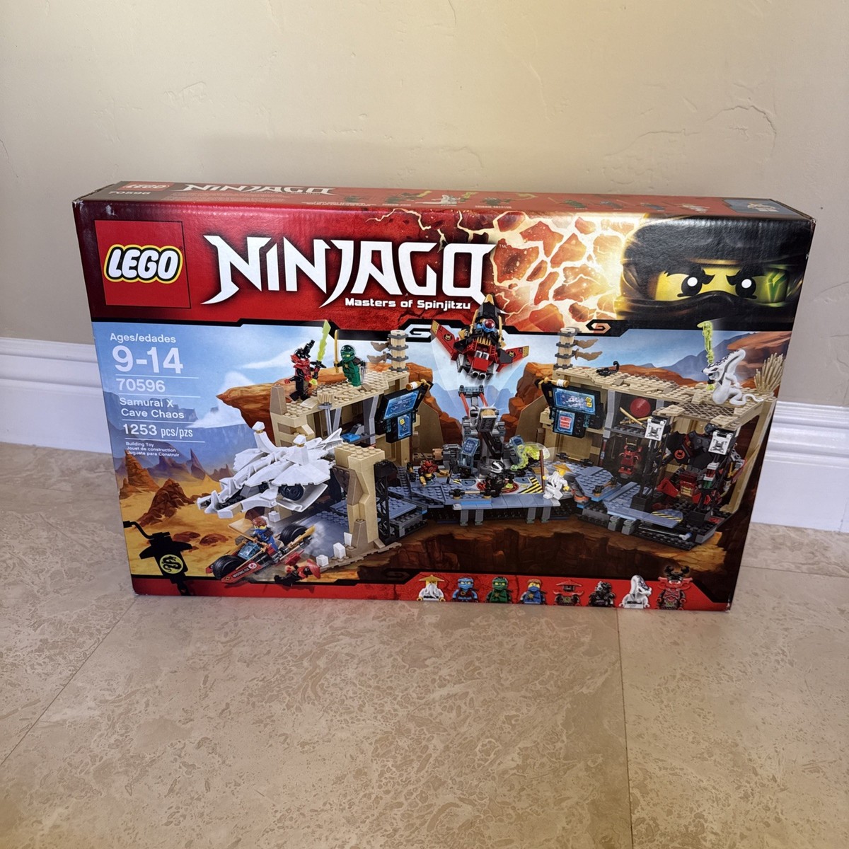 LEGO 70596 NINJAGO Samurai X Cave Chaos NIB Factory Sealed Retired