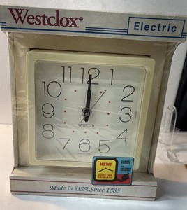 Westclox Electric Wall Clock Vintage | eBay