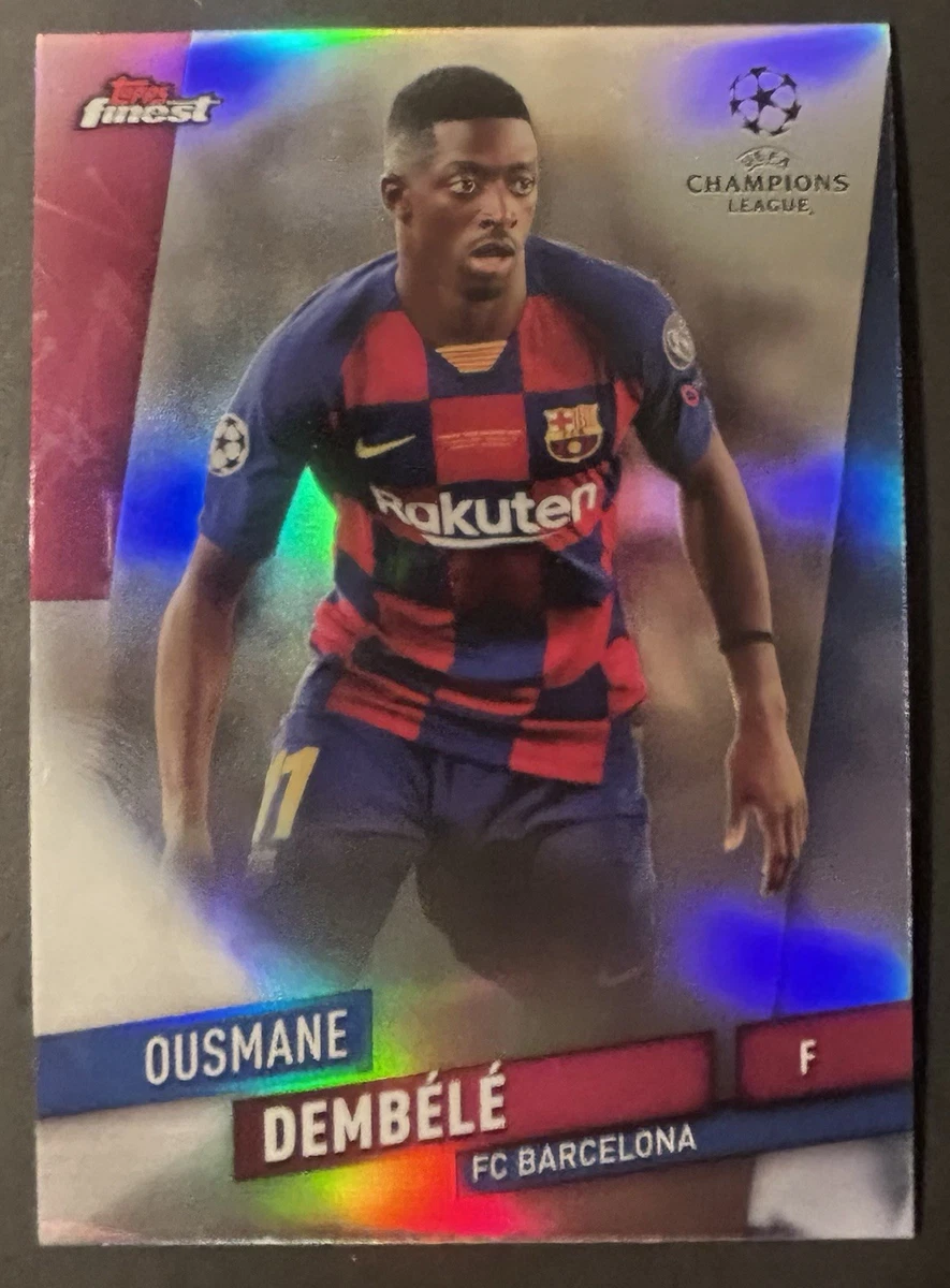 2019-20 Topps Finest UCL Ousmane Dembele #22 for sale | eBay