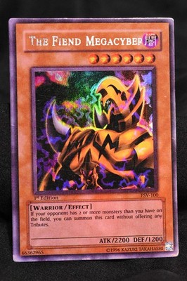 The Fiend Megacyber 1st Edition PSV-100 HP/MP Ultra Rare Holo Yugioh Card