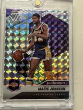 🔥2020-21 Panini Mosaic - All-Time Greats Magic Johnson #288 Mosaic Silver Prizm