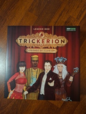 TRICKERION - LEGENDS OF ILLUSION - Brettspiel - DEUTSCH - Kickstarterversion