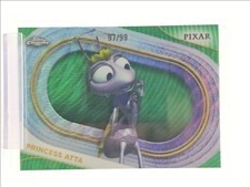 PRINCESS ATTA 2025 TOPPS CHROME DISNEY PIXAR GREEN WAVE #79 /99 Q3824