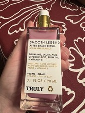 TRULY Smooth Legend After Shave Serum 3.1 oz 90ml Squalane AHA Vegan NEW