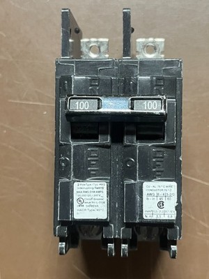 Siemens HB2B100C Circuit Breaker HBQ 2P 120/240V 100A 65K R TOUNGE  NEW
