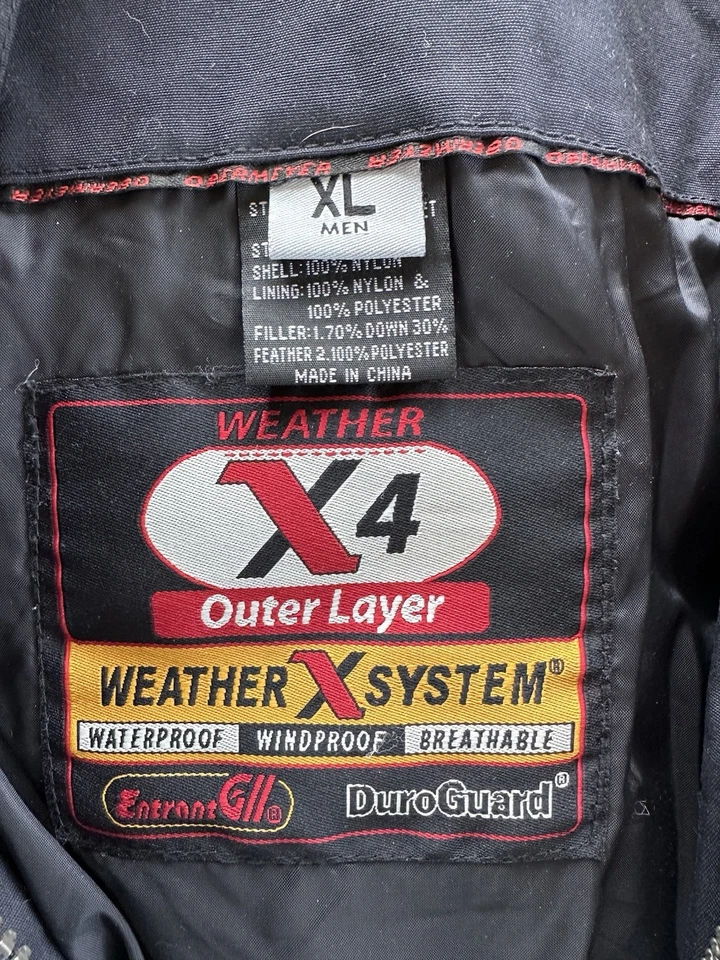 Chaqueta de esquí Obermeyer X4 con capucha negra para hombre XL Foto 4 de 4