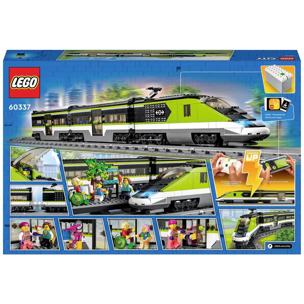 Train de voyageurs express LEGO 60337 télécommandé Bluetooth avec phares - 2